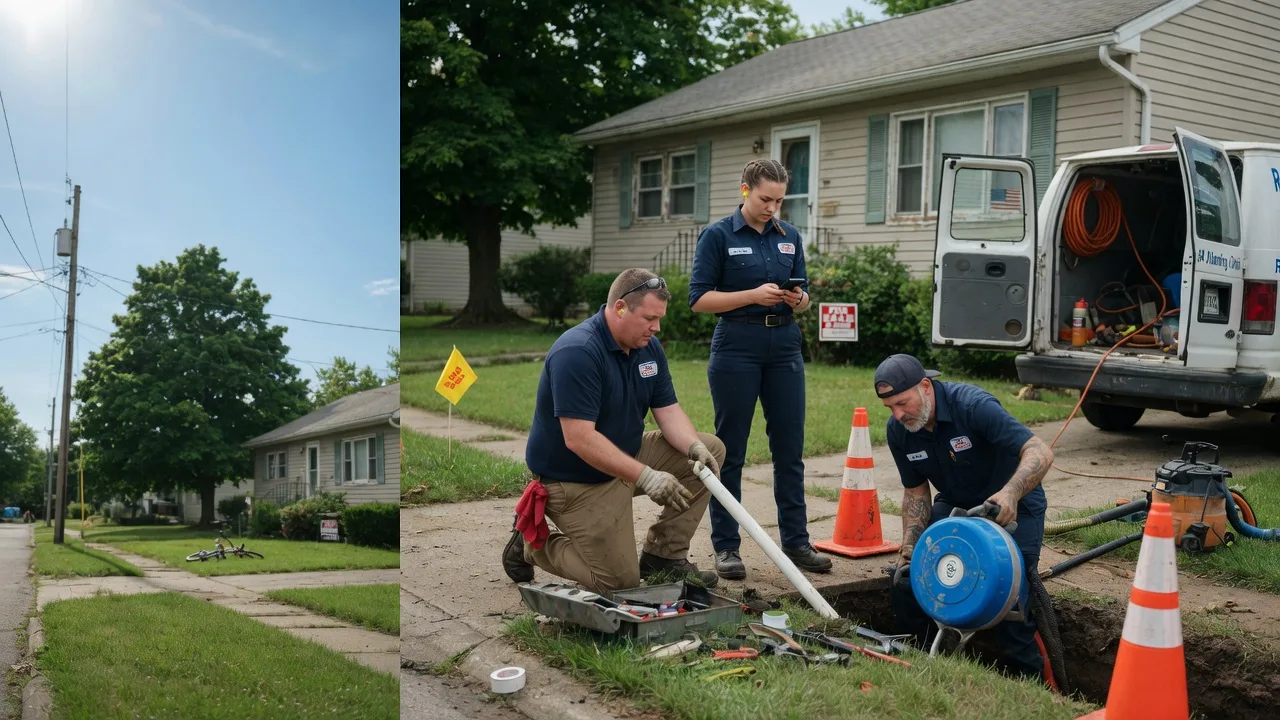 Sewer Line Repair in Veedersburg, IN near me